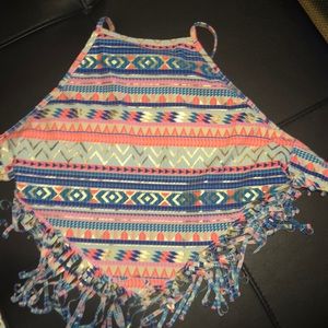 Very nice flowing bikini top/ only been wore once